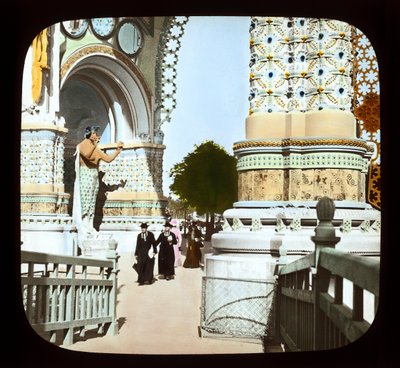 Paris Exposition: Place de la Concorde, Entrance Gate, 1900 by French Photographer